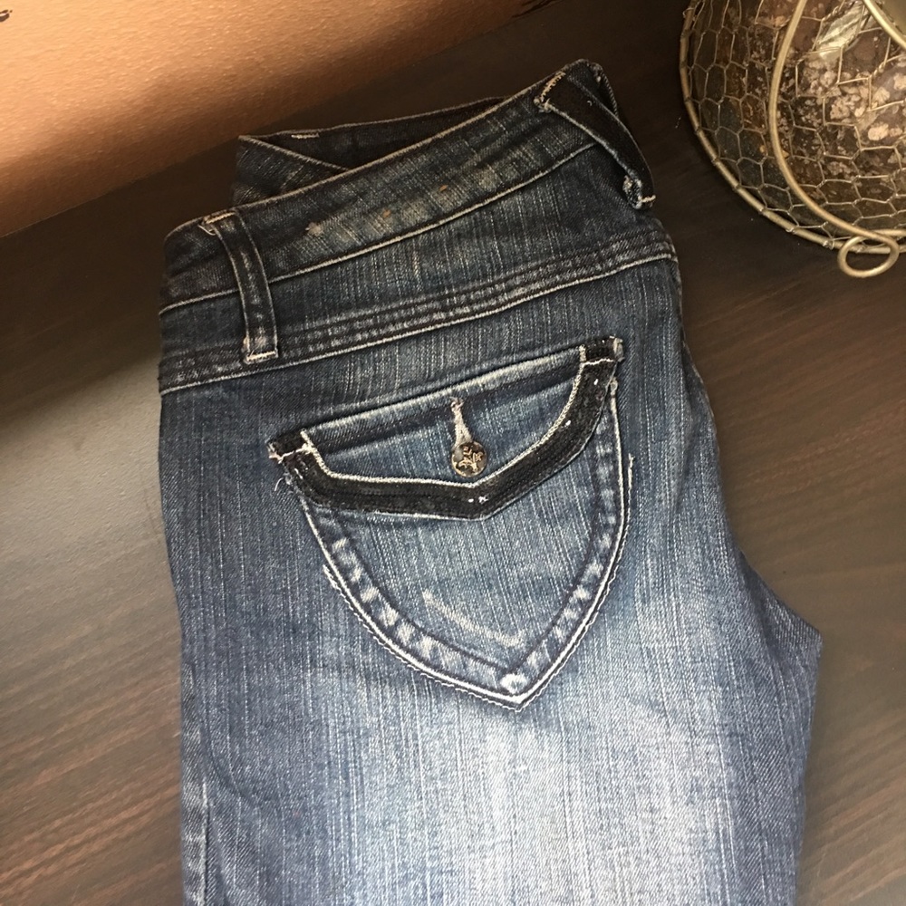 Sparkle detail jeans
