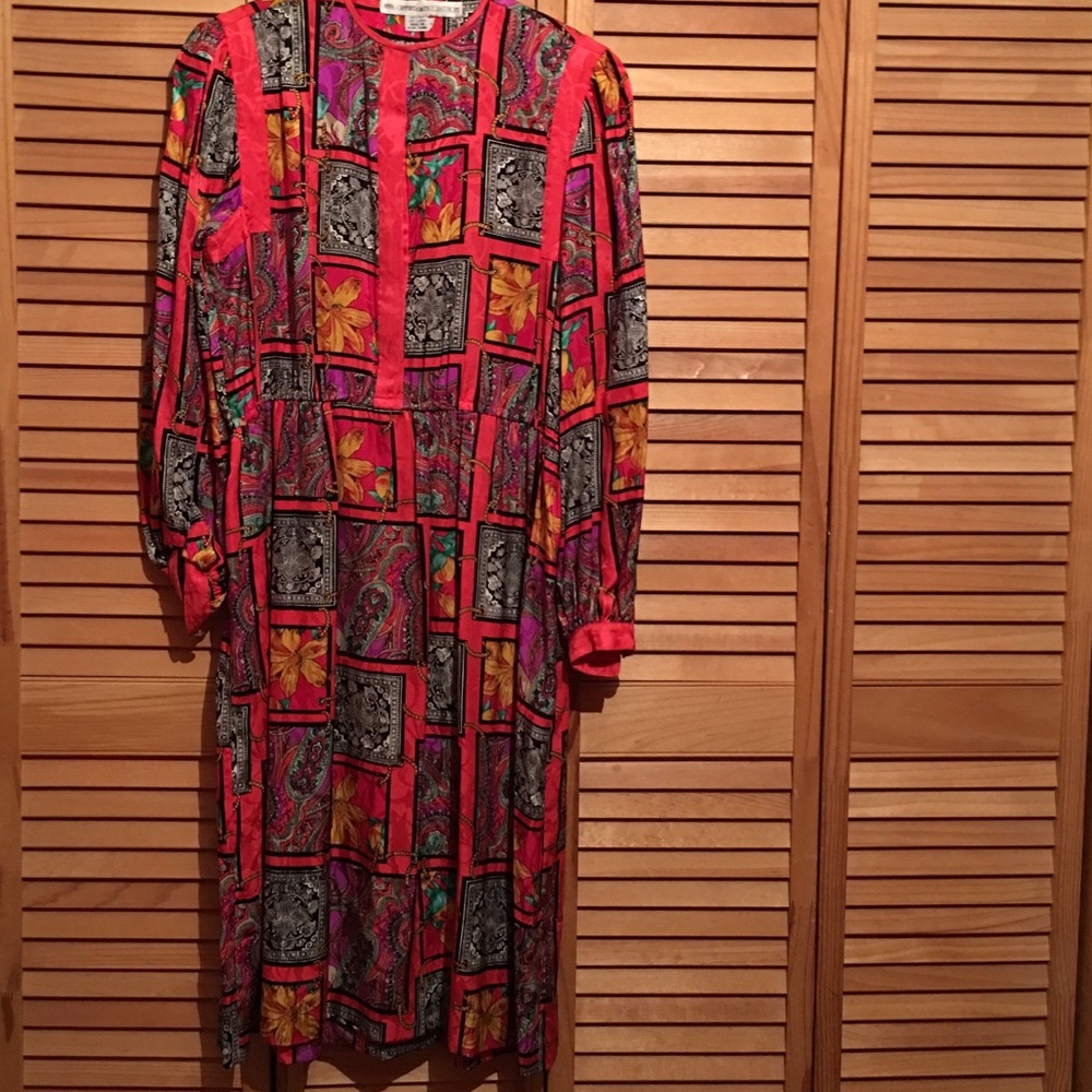 Anne Crimmins Silk Dress