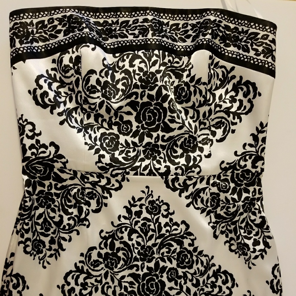 WHITE HOUSE BLACK MARKET WOMENS STRAPLESS DRESS S6