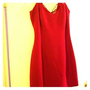 VINTAGEAndrea Polizzi red dress size 8