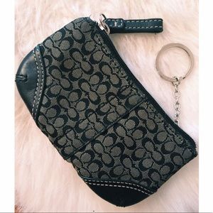 Coach coin key chain