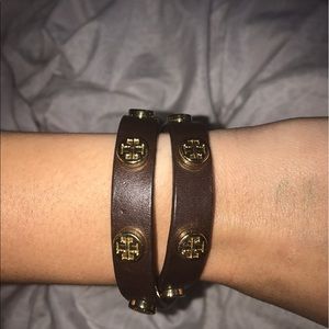 Tory burch leather bracelet