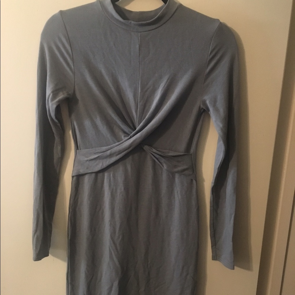 NWT Topshop mint twist front bodycon dress size 4