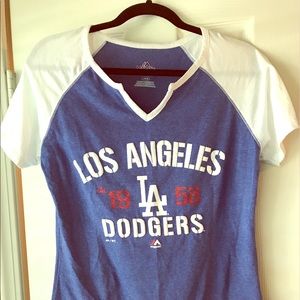 Dodgers Majestic Tee