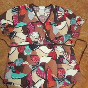 👕Butterfly scrub set!! Top and bottoms ☺