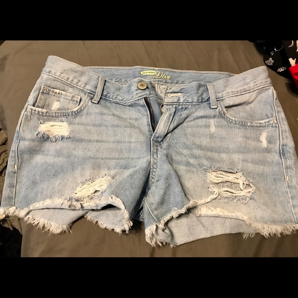 Old Navy The Diva size 6 denim shorts