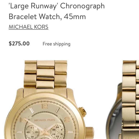 Michael Kors oversized rose gold watch ?