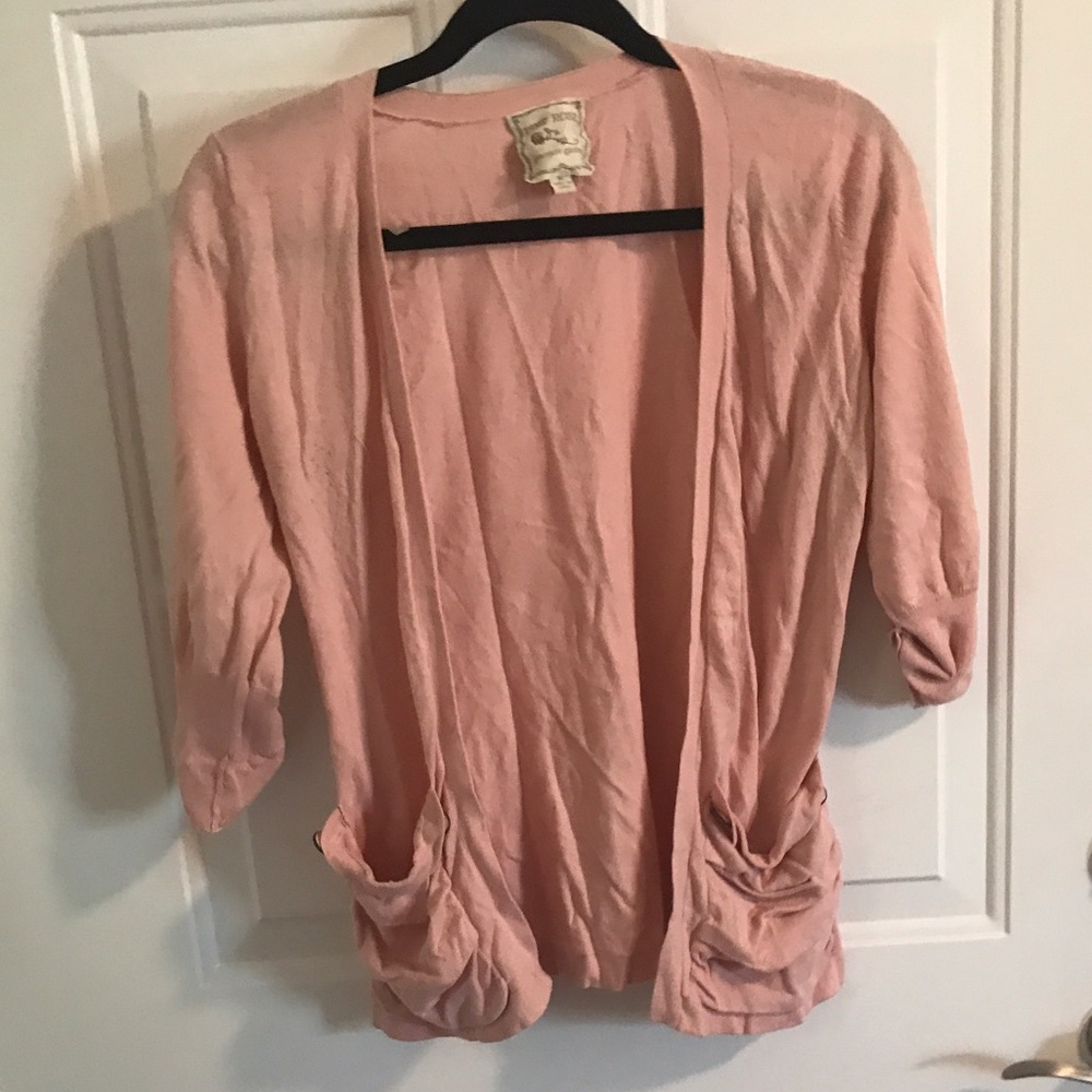 Blush pink cardigan