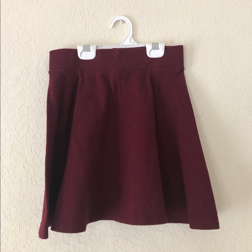 Forever 21 Maroon Skirt