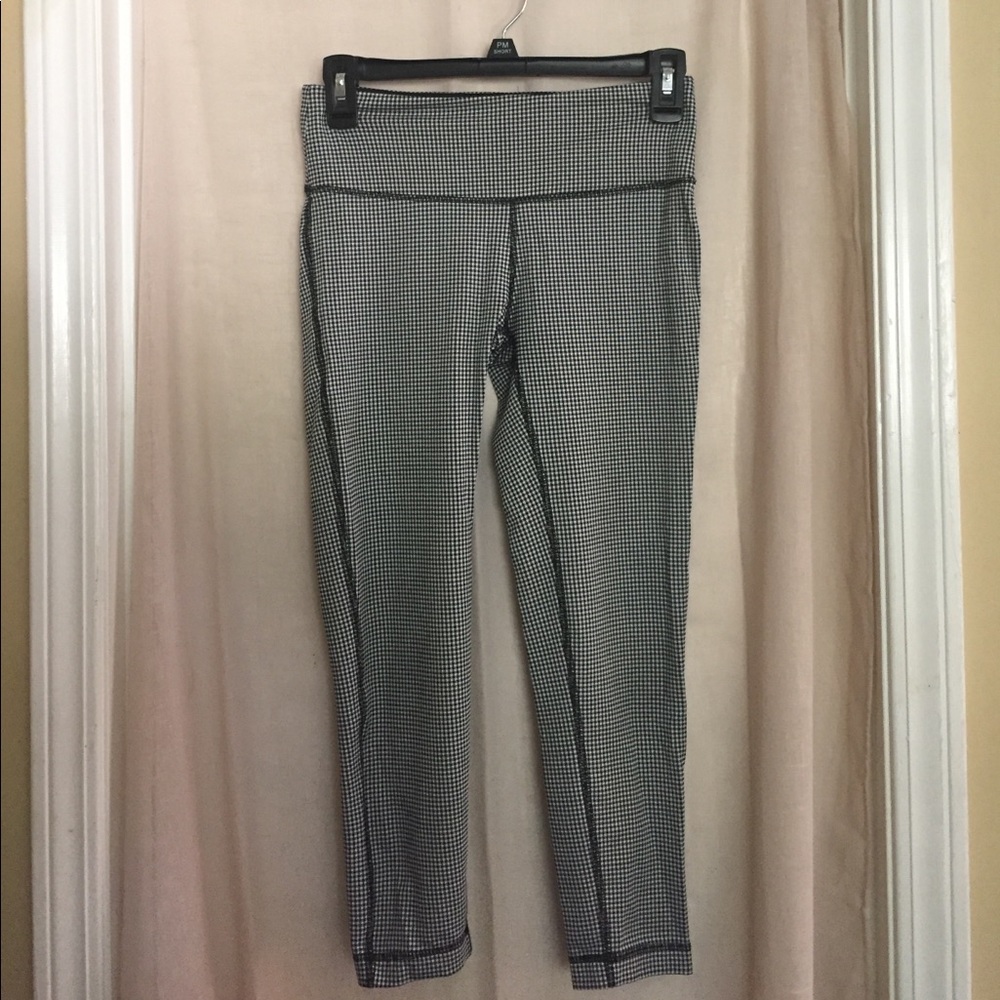 🎉SALE🎉Gingham activewear legging crops