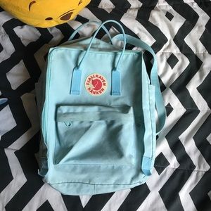 Fjallraven Kanken backpack in sky blue