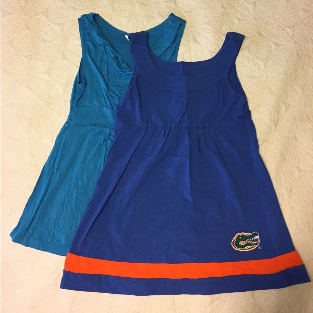 2 Knit Maternity Tanks - 1 Florida Gators &1 Solid