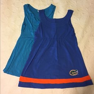 2 Knit Maternity Tanks - 1 Florida Gators &1 Solid