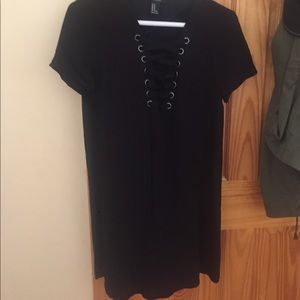 Forever 21 lace up dress