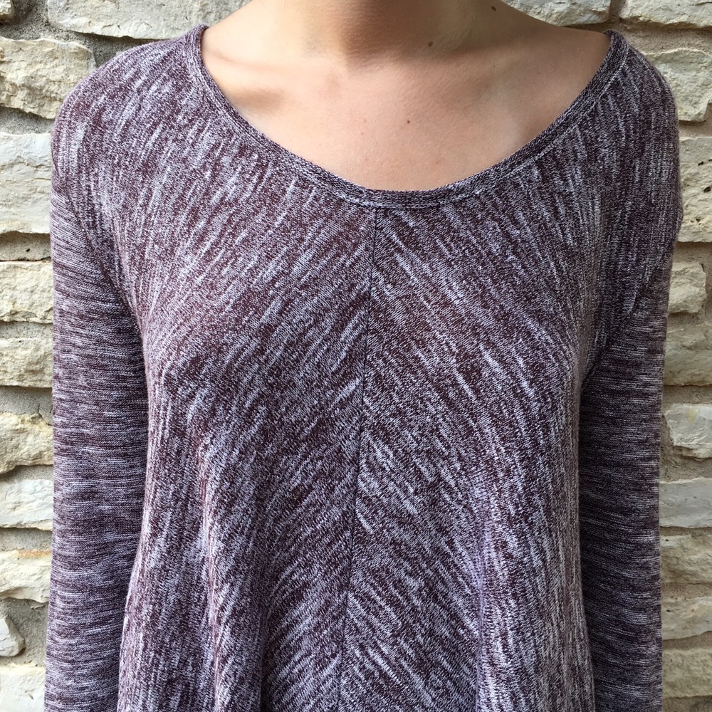 Speckled Red Long Sleeve