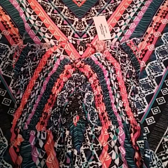 NWT - BOHO / AZTEC MAXI DRESS - Picture 7 of 8