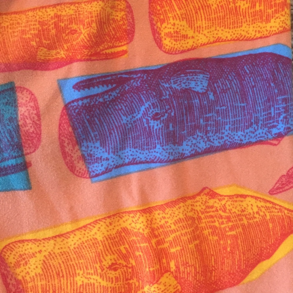 OS LuLaRoe Whale Leggings