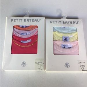 Petit Bateau 6 pieces Baby Girl 6 Months Bodysuits