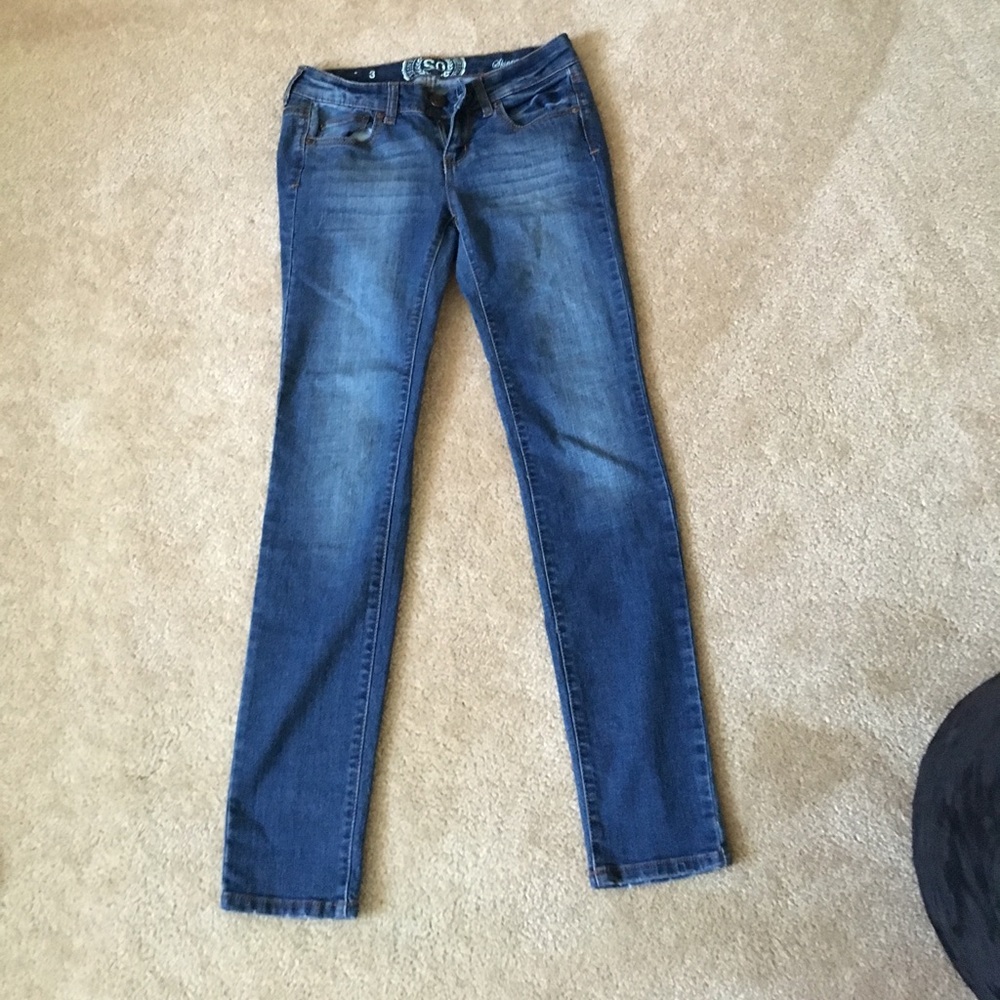 Kohl's juniors SO skinny jeans