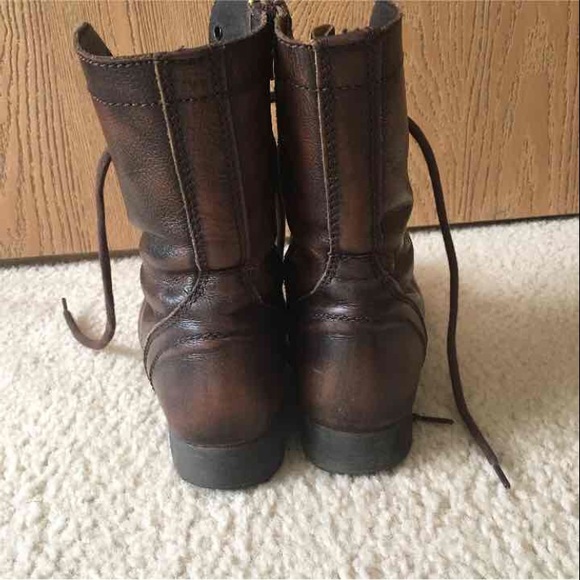 ❌SOLD Steve Madden brown combat boots - Picture 3 of 8