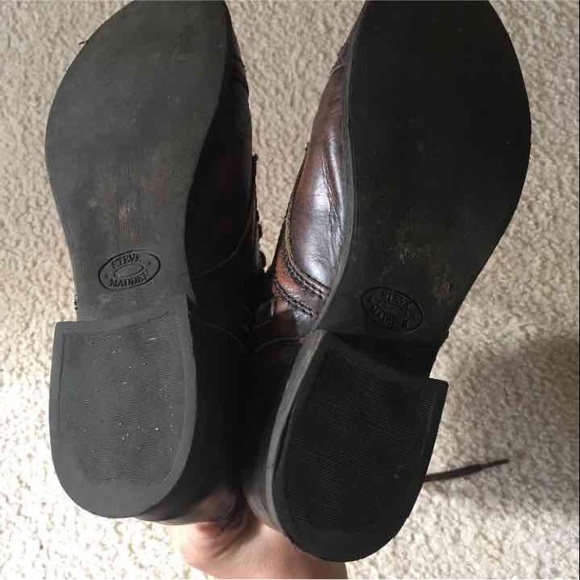 ❌SOLD Steve Madden brown combat boots - Picture 4 of 8