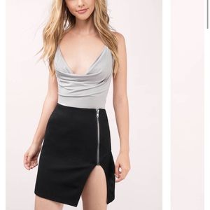 Tobi zipper skirt