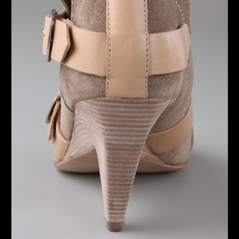 Belle by SIGERSON MORRISON OpenToe Bootie Sz 8 1/2 - Picture 4 of 6