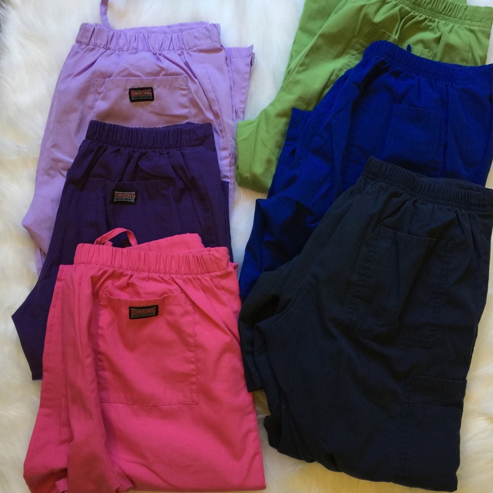 Scrubs bottoms Lot of 6 Cherokee SB Scrubs