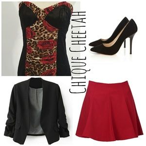 Express Design Studio Silk Bustier Top