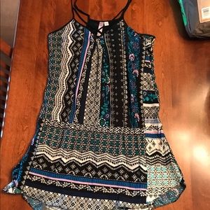 Patterned Shift dress
