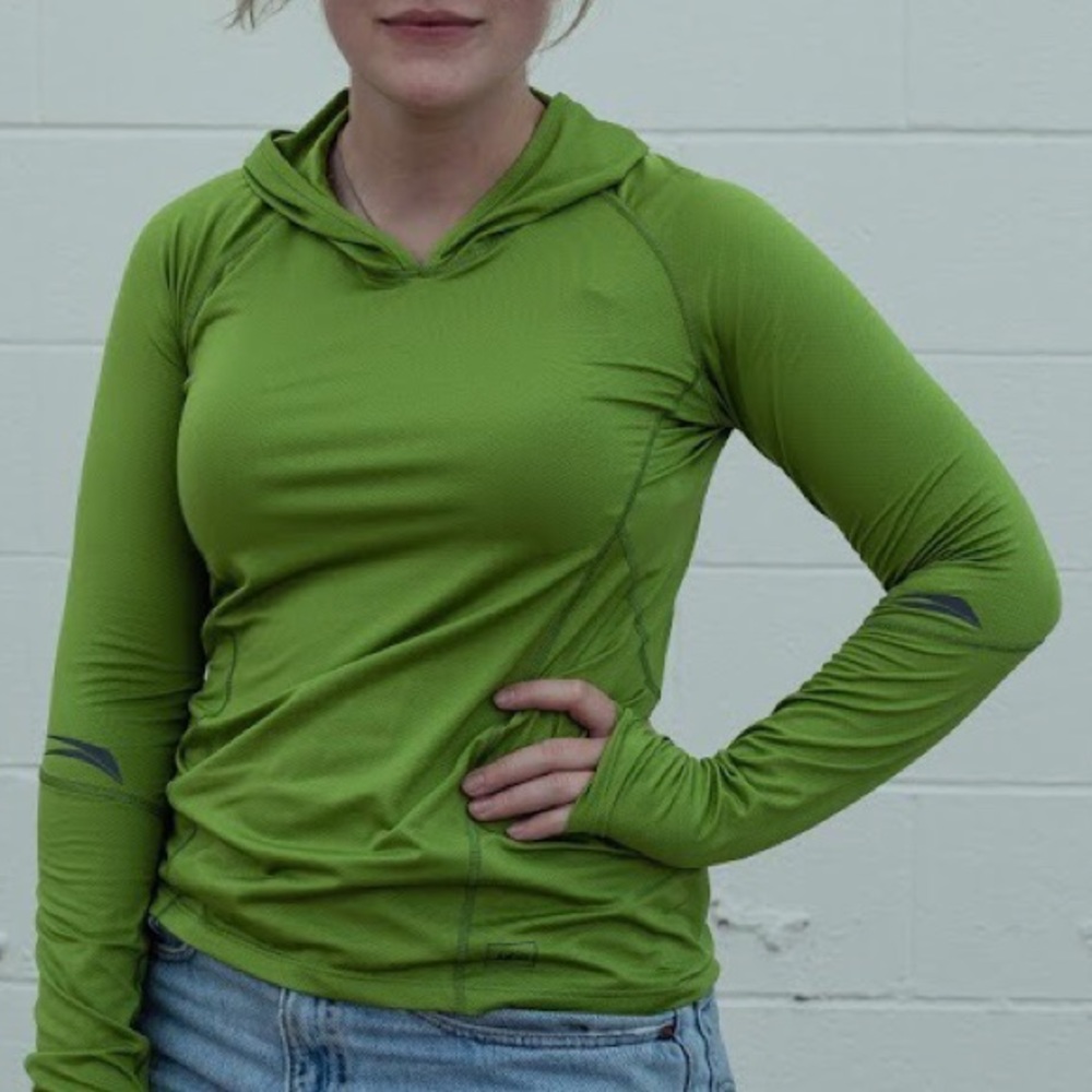 REI Running Shirt With Hood Spandex Women's XS