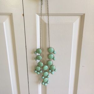 Mint long bubble necklace