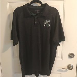 Charcoal MSU Polo