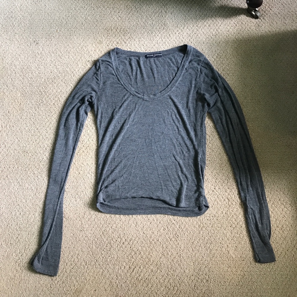 Grey Brandy Long Sleeve Shirt