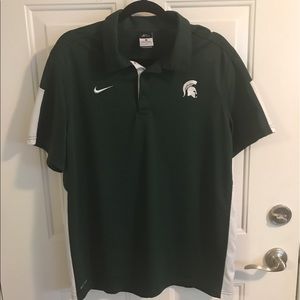 Nike MSU Green Polo
