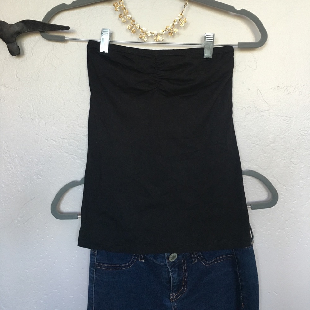 PacSun Strapless black top