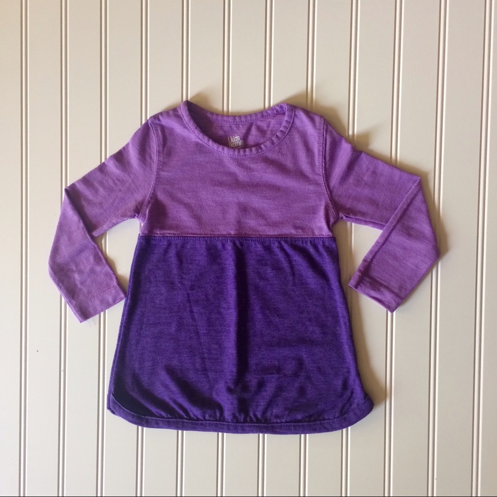 Kids Korner 2-Tone Purple Dress, 18M