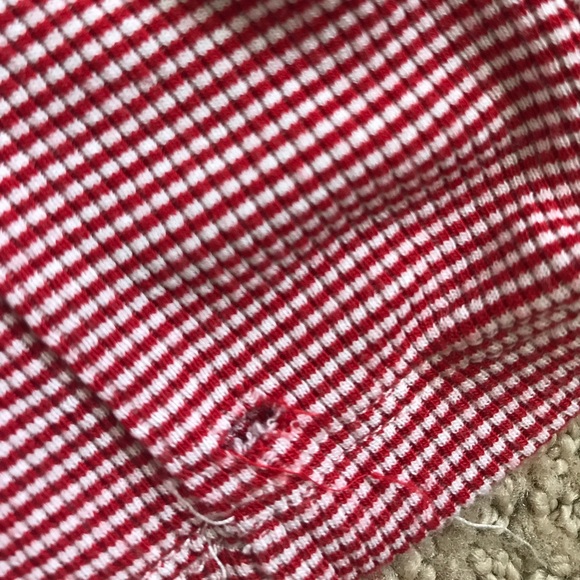 Red and White Brandy Halter Tank - Picture 3 of 3