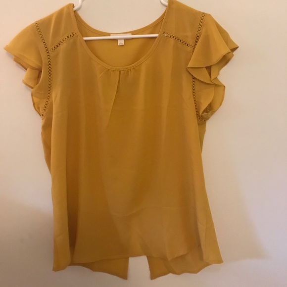 Tops - Mustard Yellow Blouse