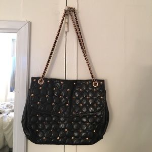 Large studded Rebecca Minkoff cross body bag