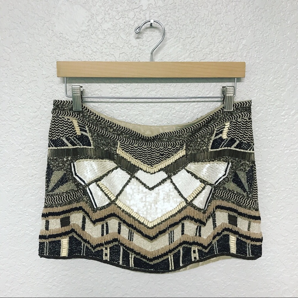 💖SOLD💖  All Saints hand embellished skirt size 6
