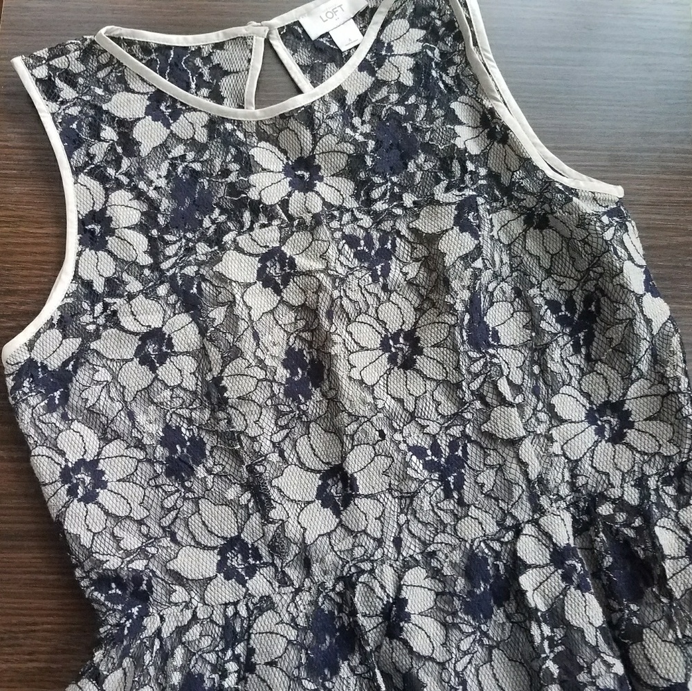 LOFT lace flower dress