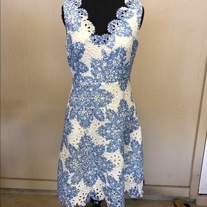 Starflower Scalloped Dress Eva Franco