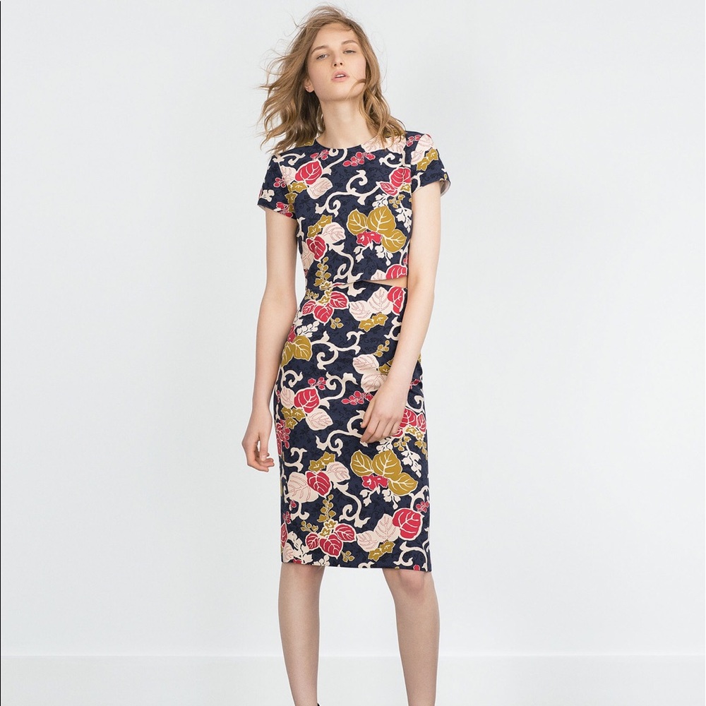 Zara 2pc floral set