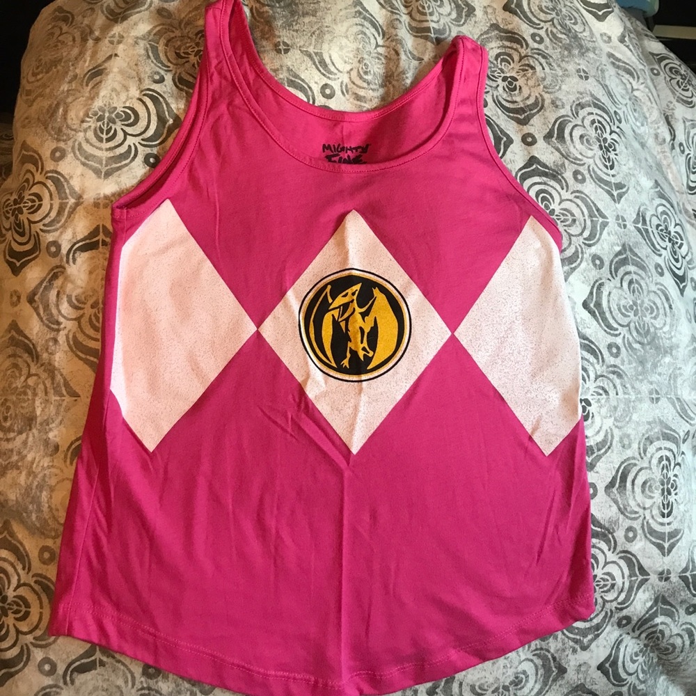 Pink Power Ranger Tank Top
