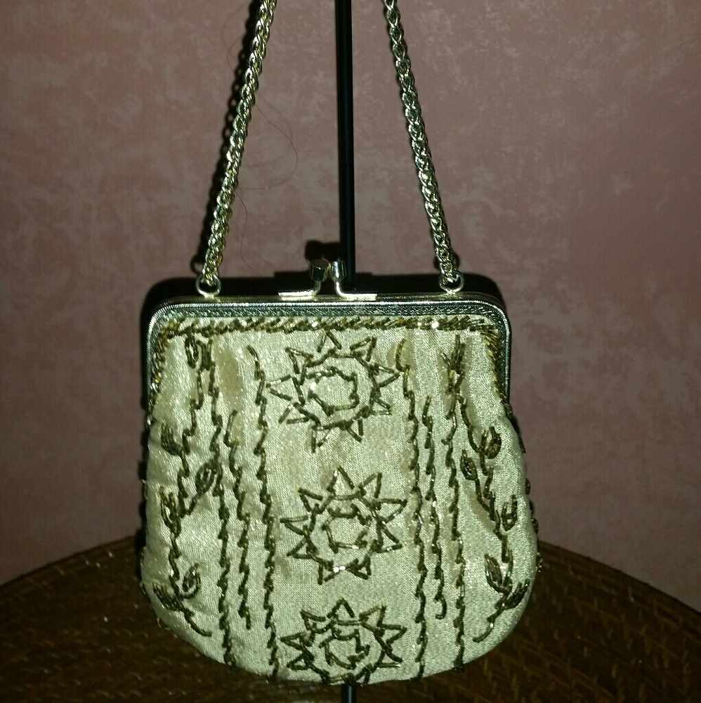 Evening Bag with Beads BIG SALE ON ALL BAGS vintage