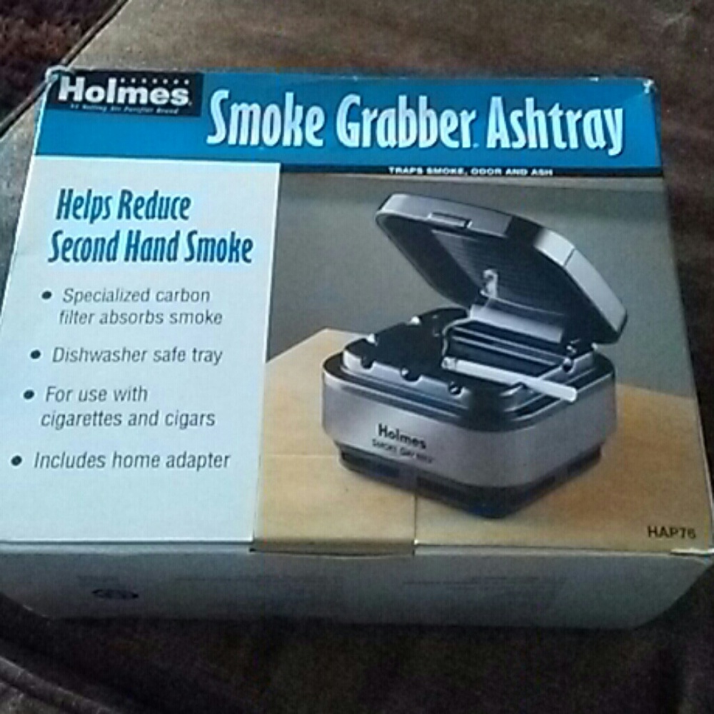 Smoke grabber ashtray