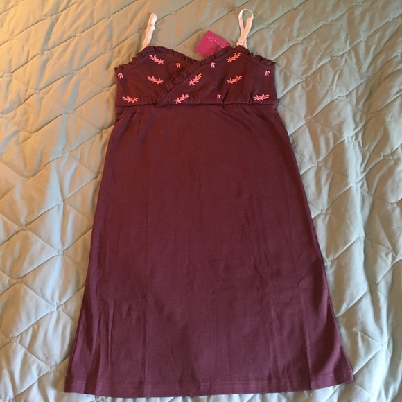 NWT Cotton nursing chemise w/embroidery - Picture 1 of 4