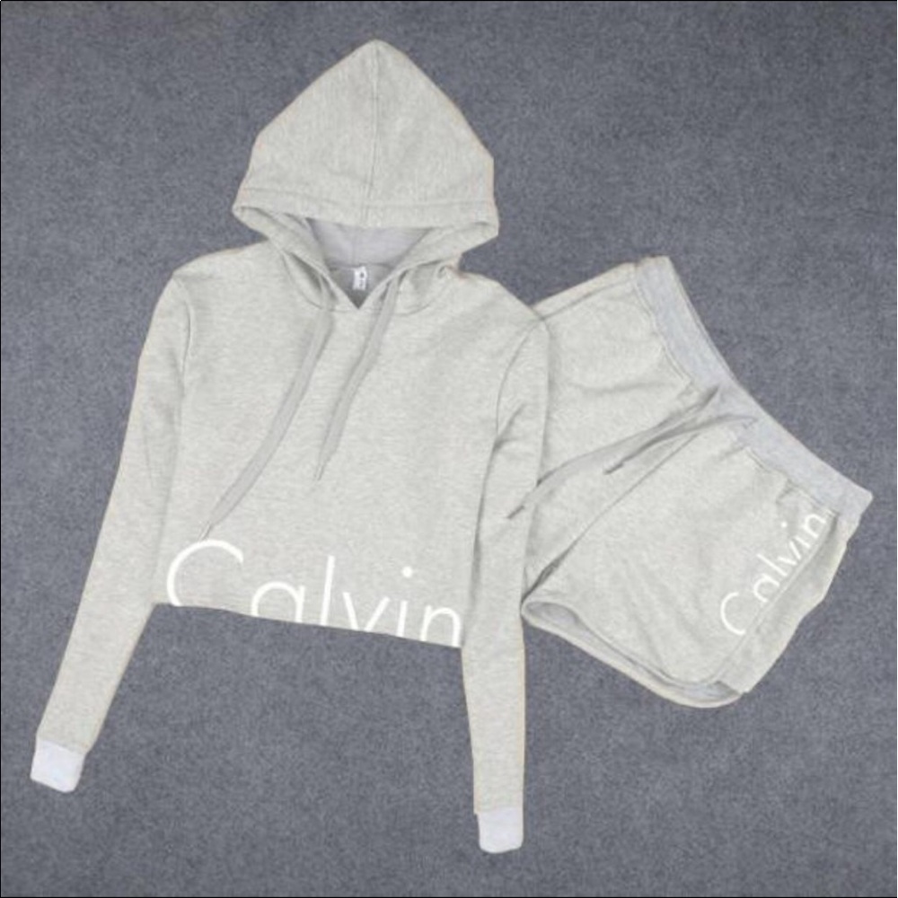 Calvin Klein shirt/shorts set
