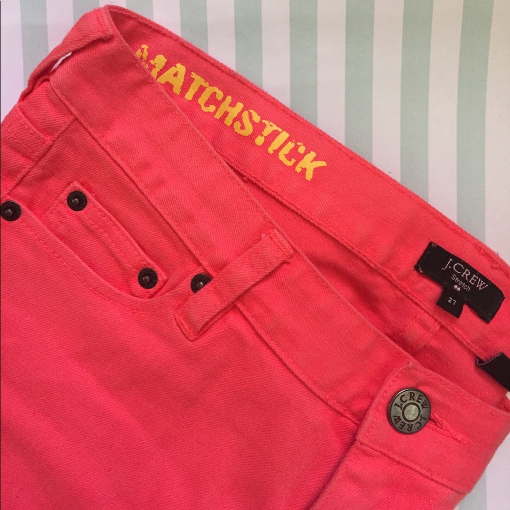 🎉SALE🎉 J. Crew Matchstick Colored Stretch Denim